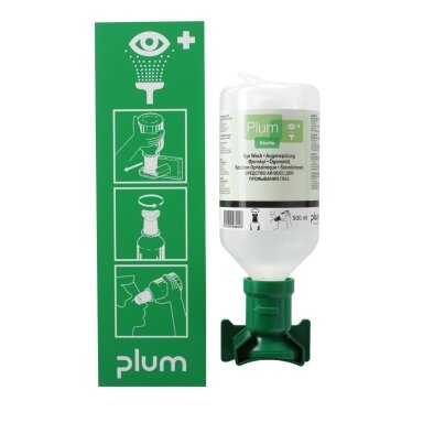 Akių plovimo stotelė PLUM vieno butelio (500 ml)
