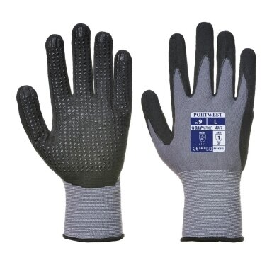 DermiFlex Plus pirštinės su PU / nitrilo puta PORTWEST A351