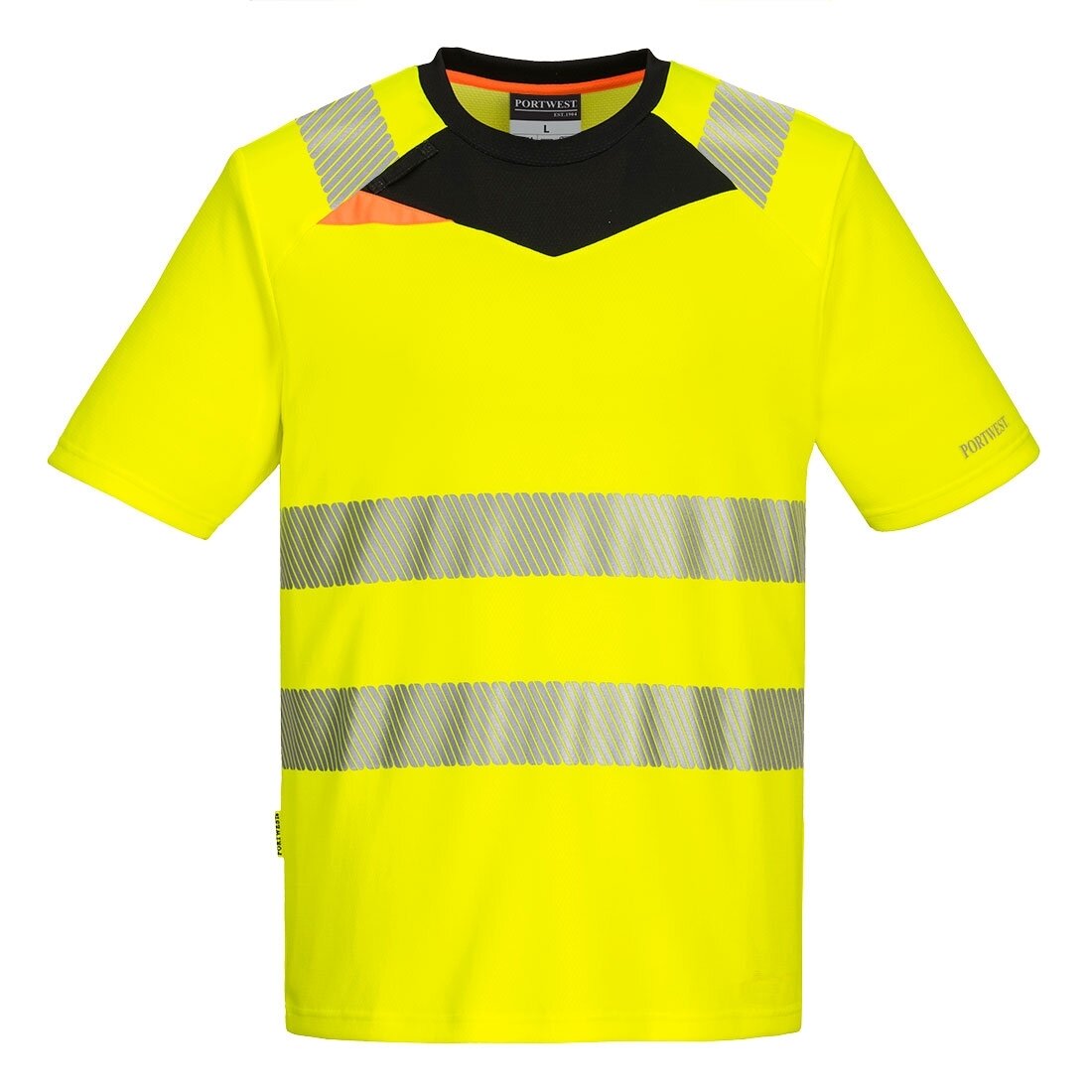 DX4 Hi-Vis gero matomumo sportiniai marškinėliai S/S PORTWEST DX413