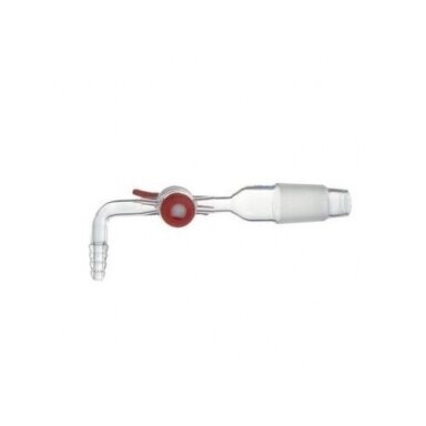 Jungtis su šlifu ir PTFE kraneliu, Glassco