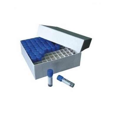 Kartoninė dėžutė 4 ml cryo mėgintuvėliams
