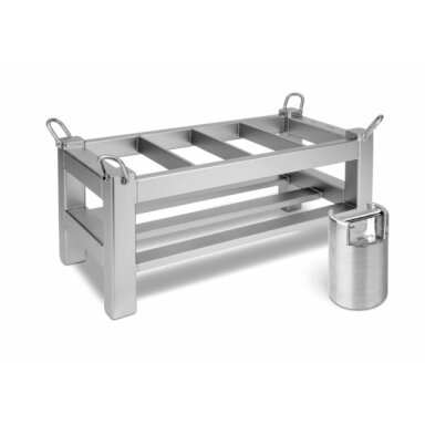Lentyna 16 x 10 kg ir 8 x 20 kg testiniams svarmenims KERN, M1 klasė