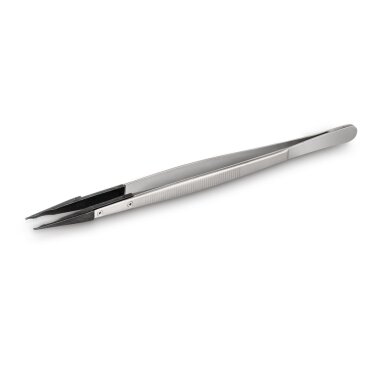 Nerūdijančio plieno pincetas svareliams, plastikiniai galiukai, speciali forma KERN, 315-248