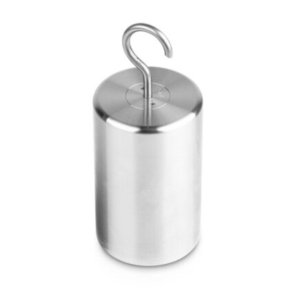 Nerūdijančio plieno svarelis su kabliuku, M1 klasė, 5 kg Nerūdijančio plieno svarelis su kabliuku, M1 klasė, 5 kg