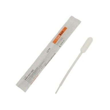 Pastero pipetės - plastikinės, graduotos, sterilios