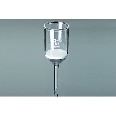 Piltuvas su stiklo disku, 90 mm, „Glassco“ Piltuvas su stiklo disku, 90 mm, „Glassco“