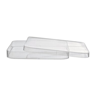 Plastikinės petri lėkštelės, 120 x 120 mm