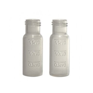 Plastikiniai užsukami chromatografiniai buteliukai, 12x32 mm, 2 ml