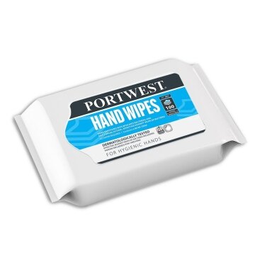 Rankų servetėlės (100 servetėlių) PORTWEST IW41
