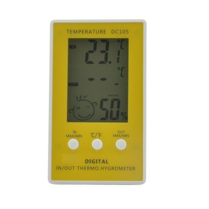 Skaitmeninis lauko / vidaus termo - higrometras, DC105 Skaitmeninis lauko / vidaus termo - higrometras, DC105