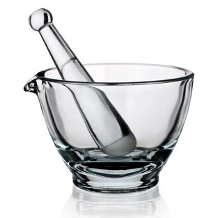 Stiklinė grūstuvė su piestele, Simax - 750 ml