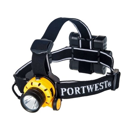 Ultra galingas ant galvos tvirtinamas žibintuvėlis PORTWEST PA64 Ultra galingas ant galvos tvirtinamas žibintuvėlis PORTWEST PA64