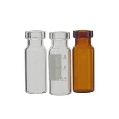 Užspaudžiami chromatografiniai buteliukai, 12x32 mm, 2 ml