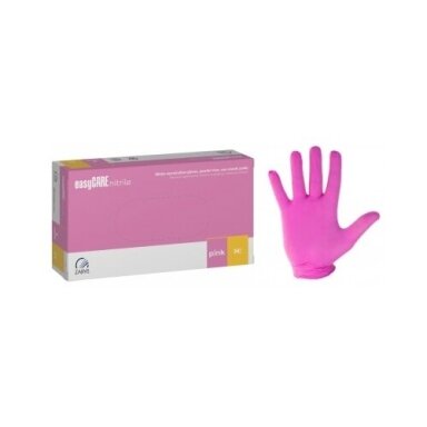 Vienkartinės nitrilinės pirštinės, be pudros, easyCARE