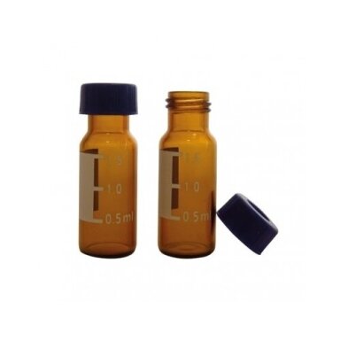 Ypač švarūs chromatografiniai buteliukai su kamšteliais, 2 ml