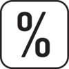 Procentinis nuokrypio nuo etaloninės vertės nustatymas
